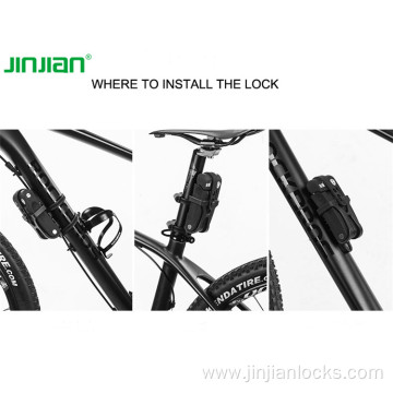 Antitheft bicycle lock easy carrying folding lock